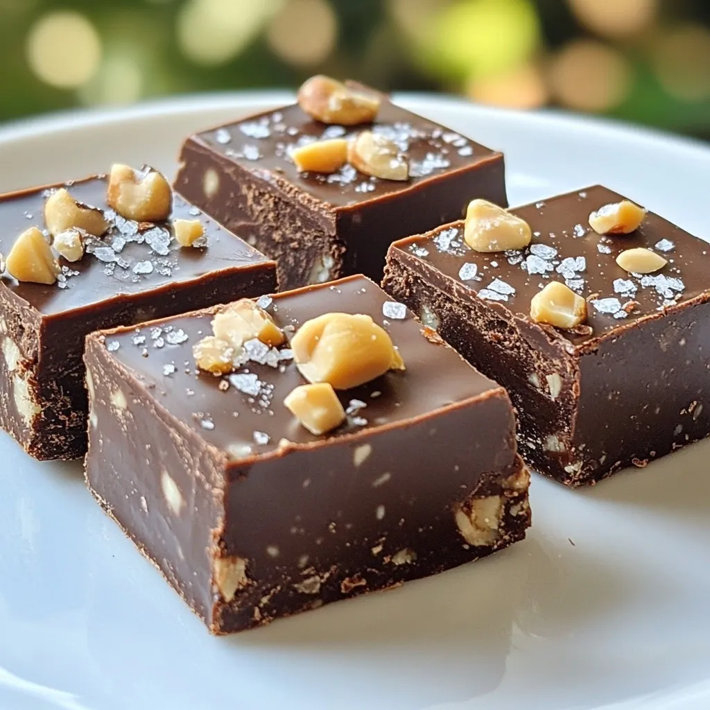 Schokoladenhaselnuss-Fudge Einfaches und schnelles Rezept