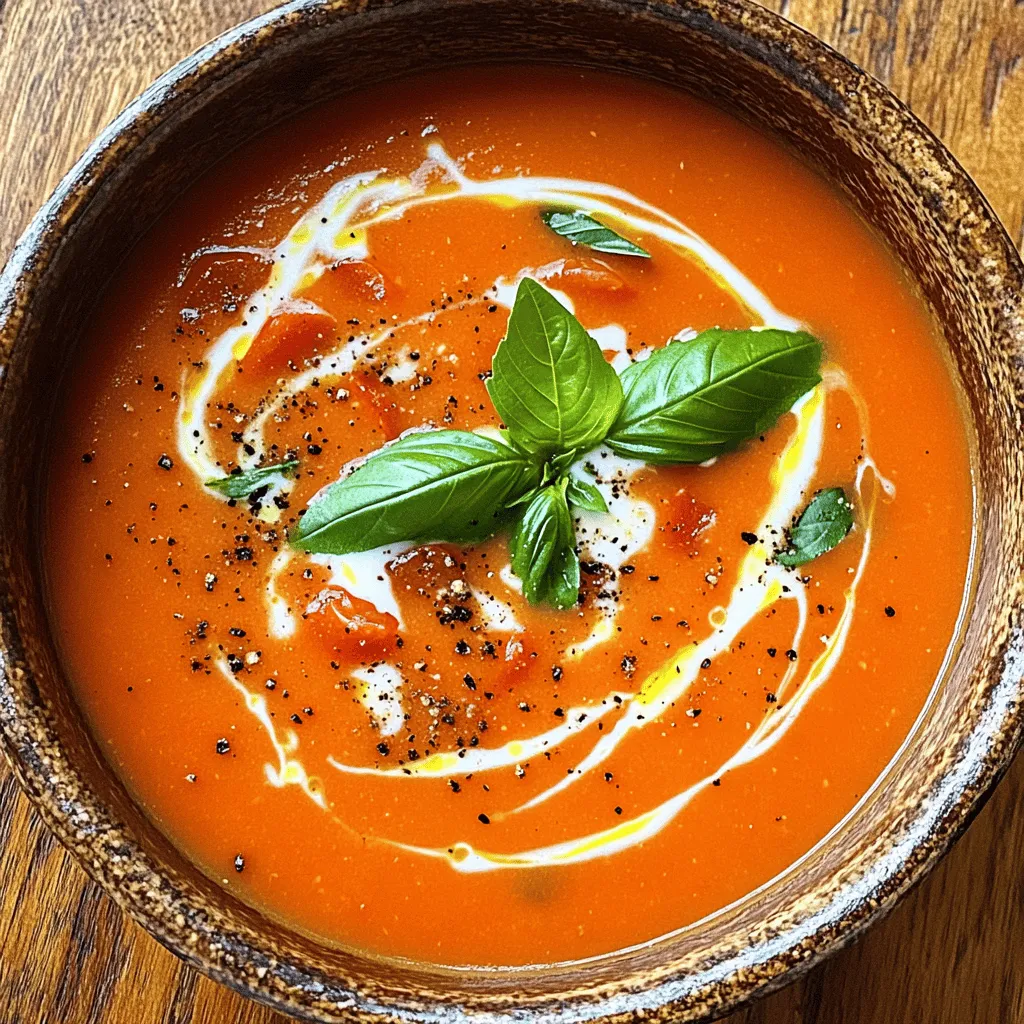 Slow Cooker Creamy Tomato Basil Soup Einfach und Lecker