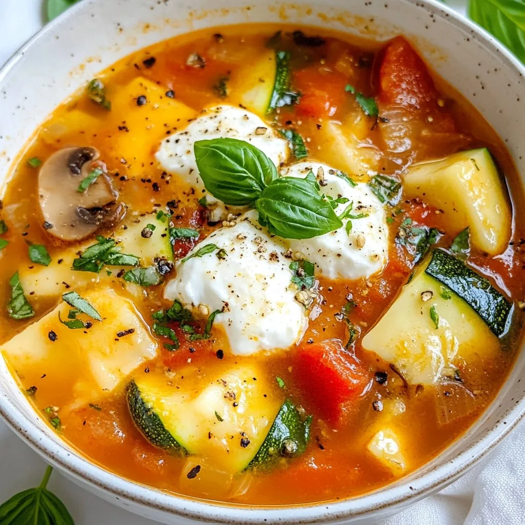 Veggie Packed Lasagna Soup Einfach und Lecker Zubereiten