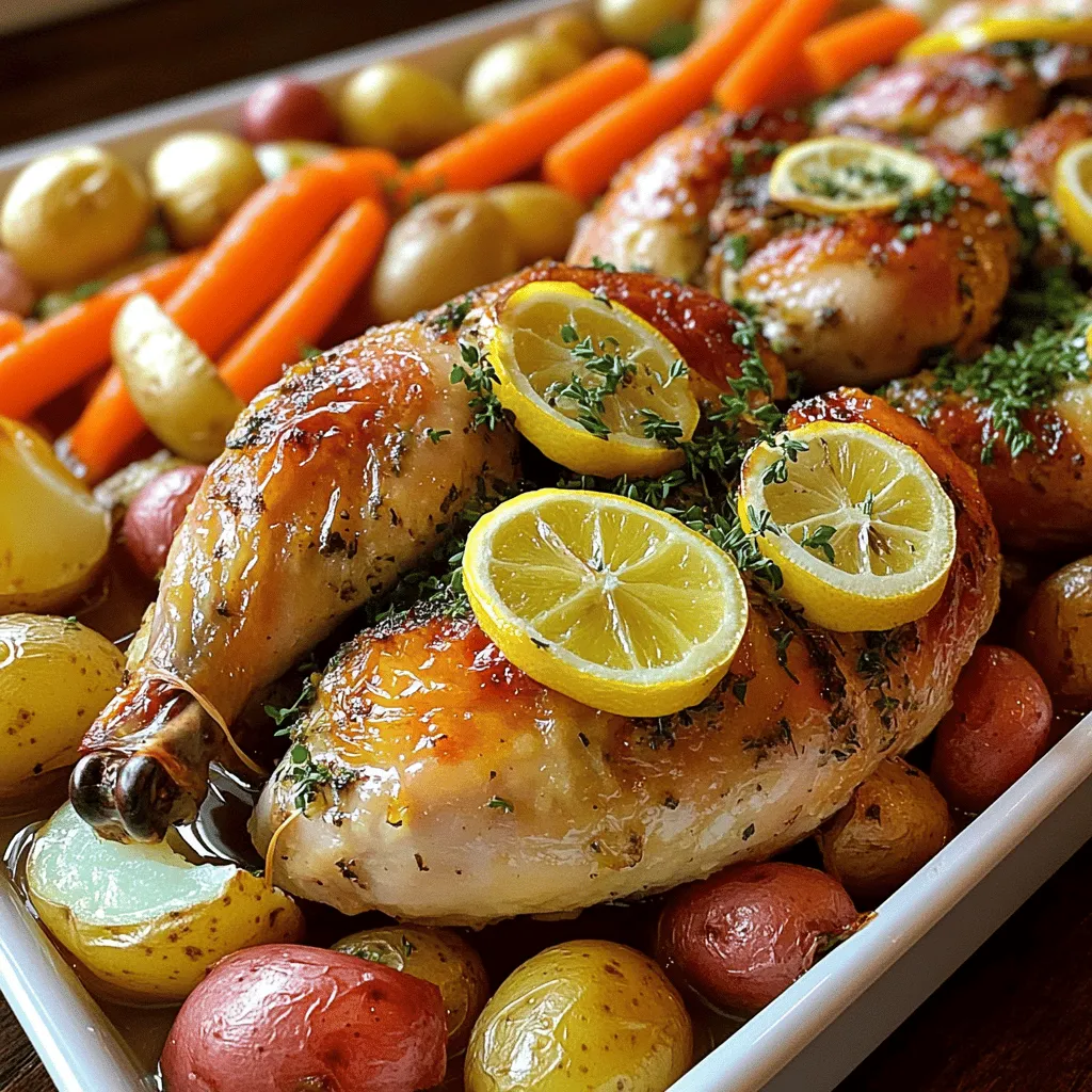 Lemon Herb Roasted Chicken Einfach und Köstlich Zubereiten
