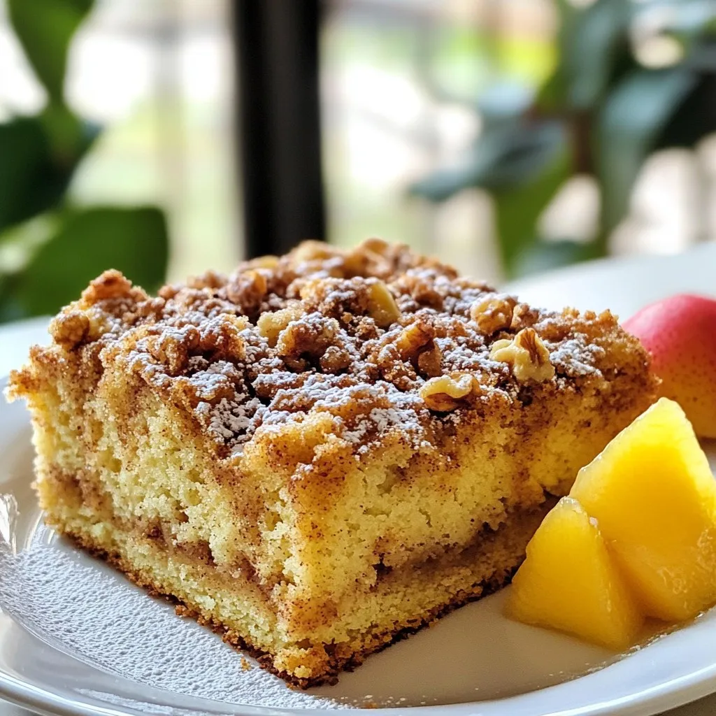 Cinnamon Streusel Coffee Cake Lecker und Einfach