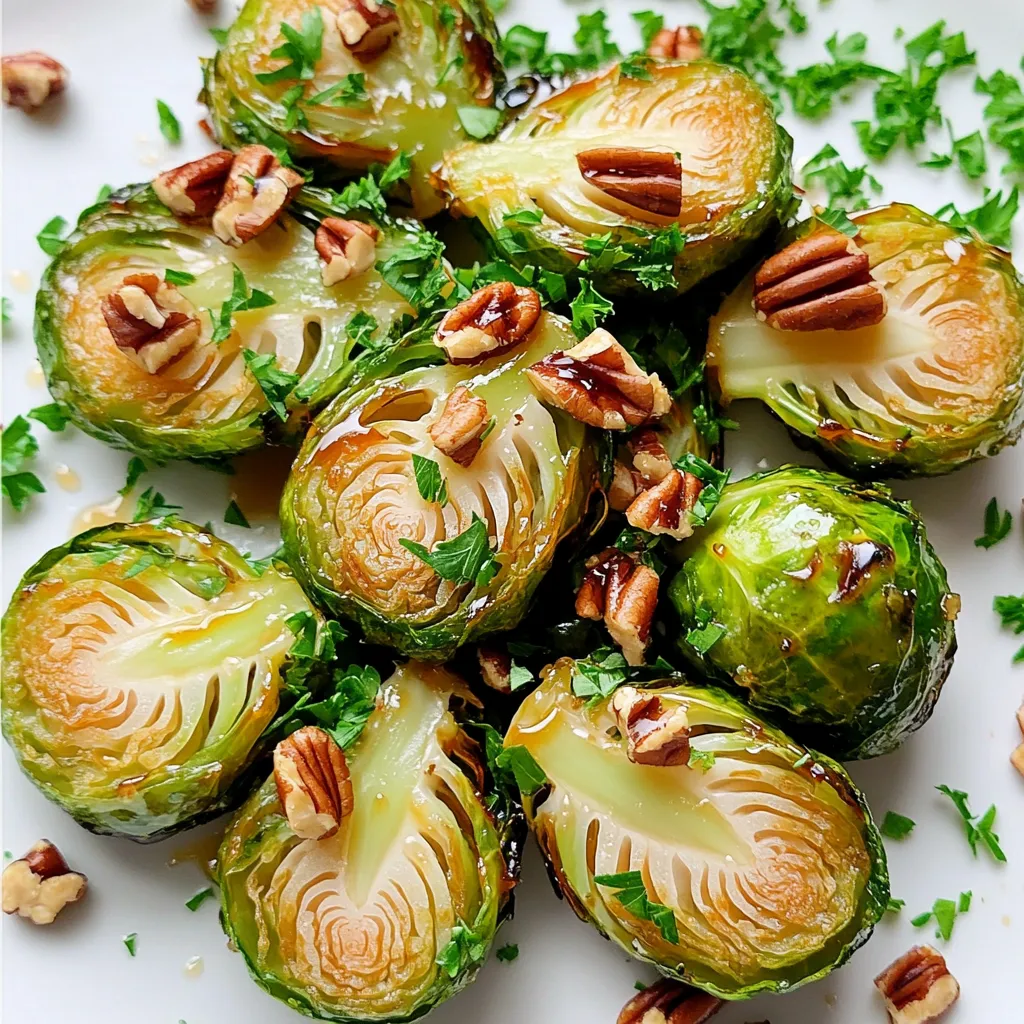 Maple Roasted Brussels Sprouts Köstliches Rezept
