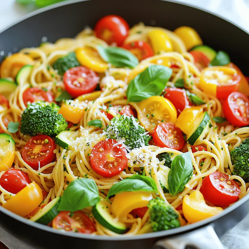 Pasta Primavera Einfaches und gesundes Rezept
