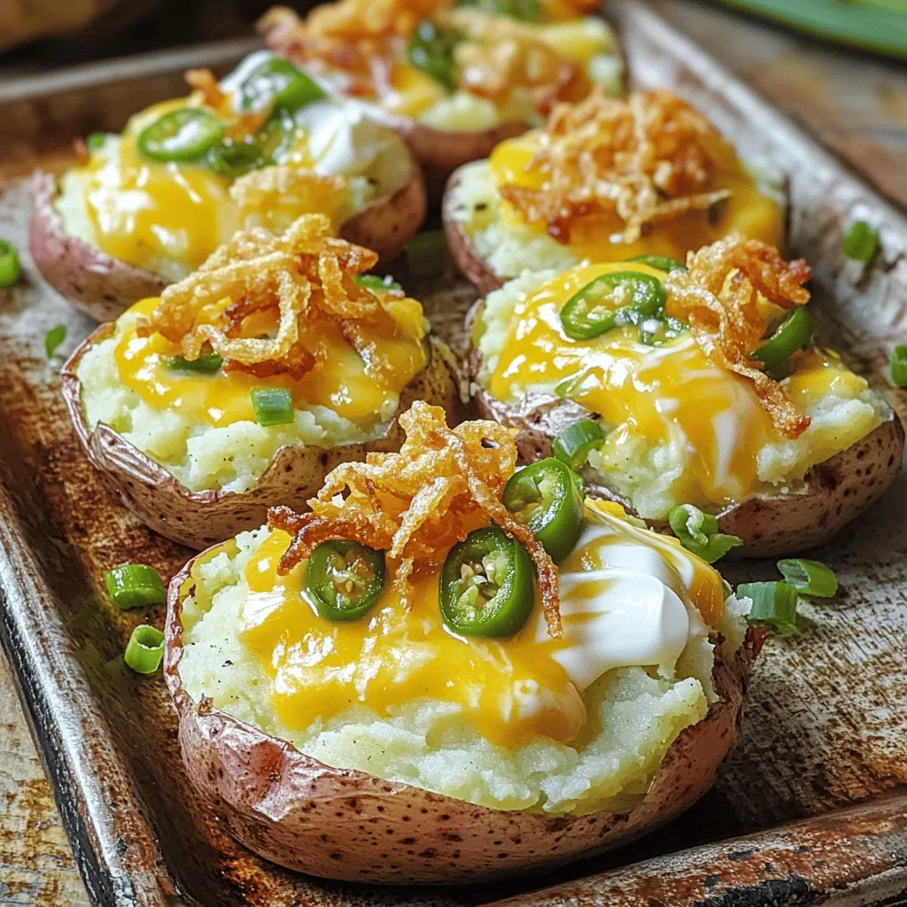Jalapeño Popper Smashed Potatoes Genuss für Jeden