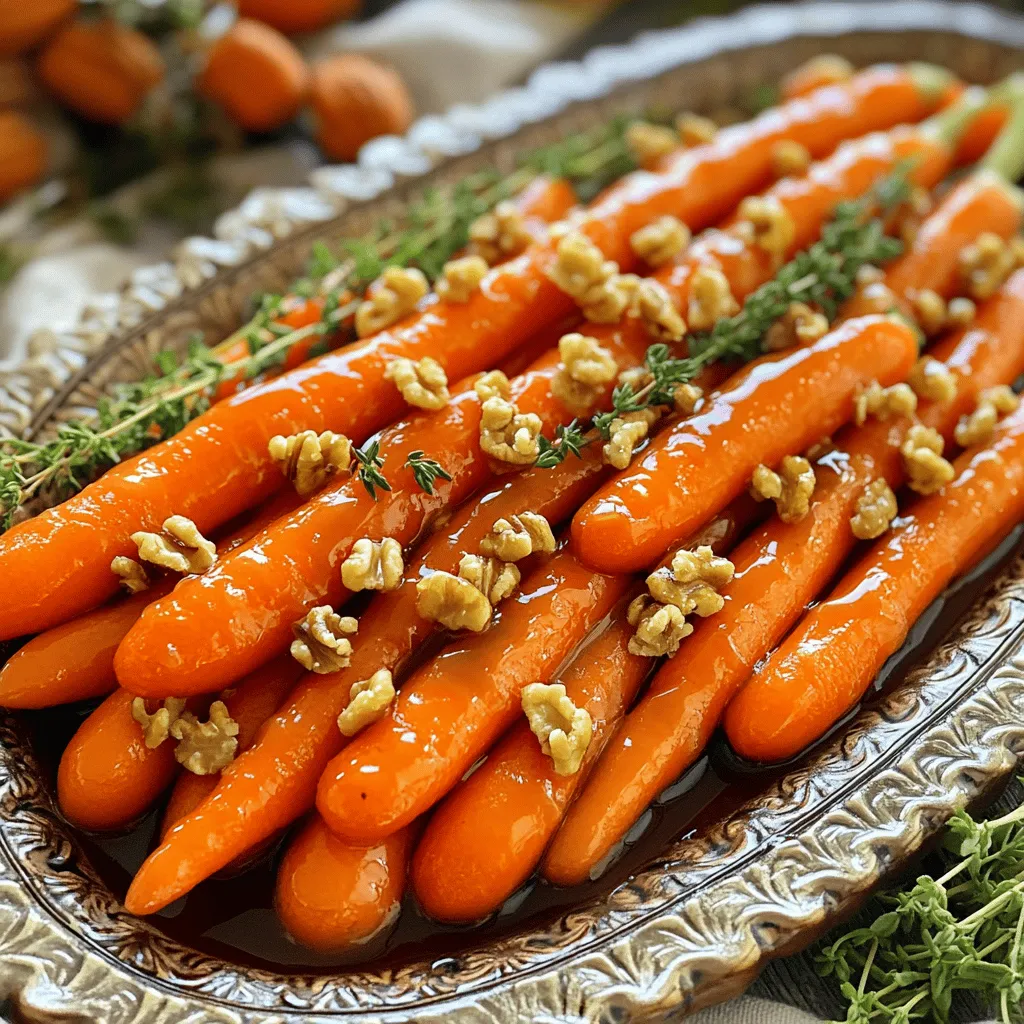 Maple Glazed Carrots Einfaches und köstliches Rezept