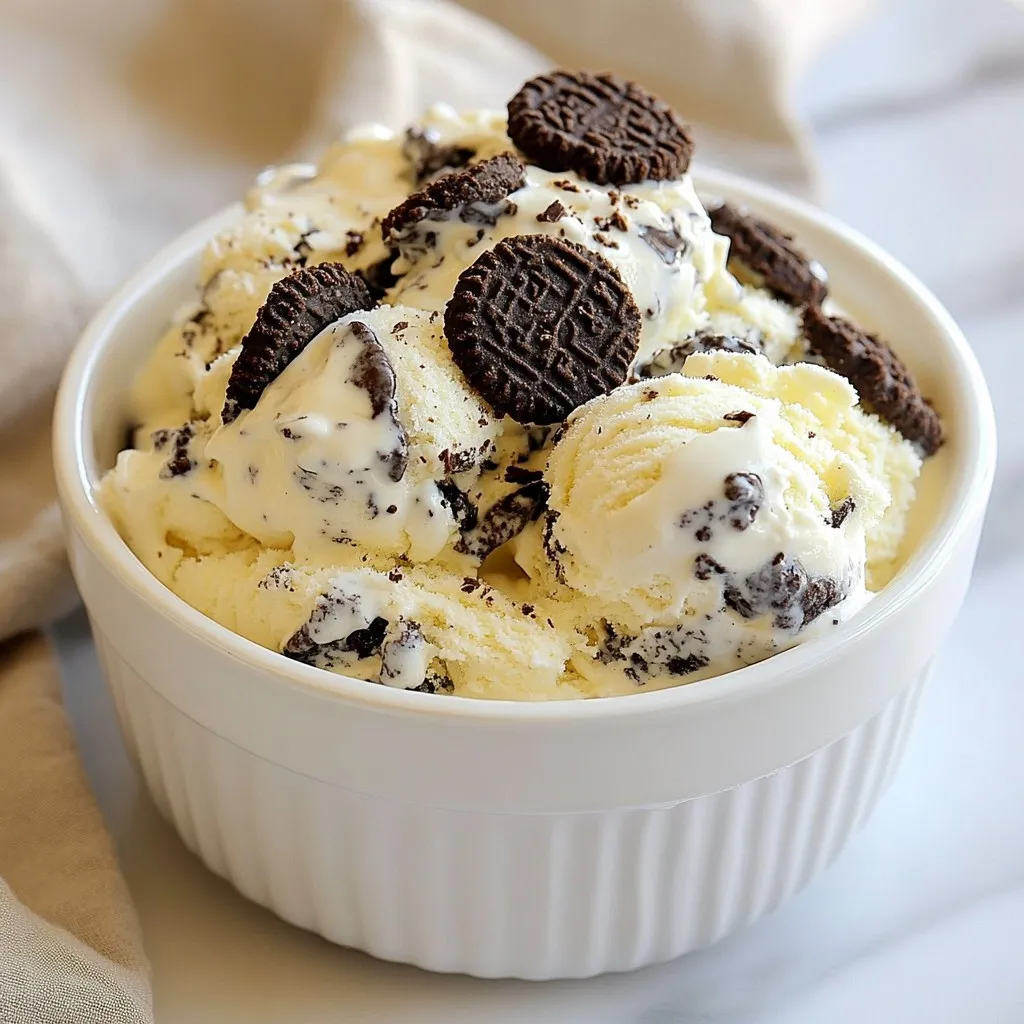Cookies &#038; Cream No-Churn Ice Cream Einfach und Lecker