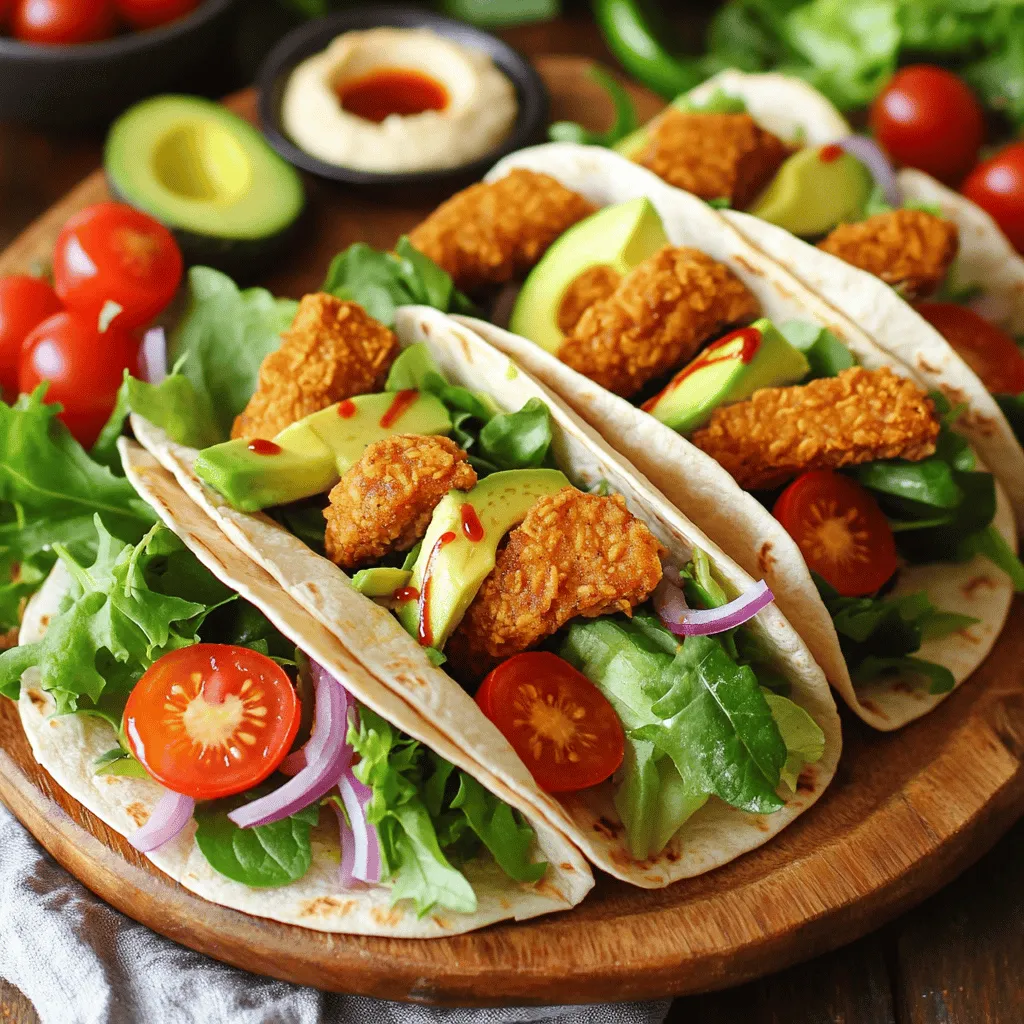 Vegan Chik’n Snack Wraps voller Genuss und Frische