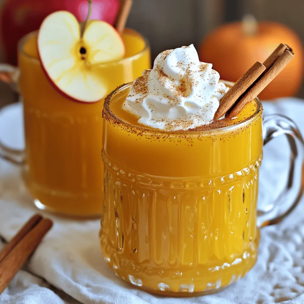 Spiced Pumpkin Apple Cider Toddy Köstlicher Genuss