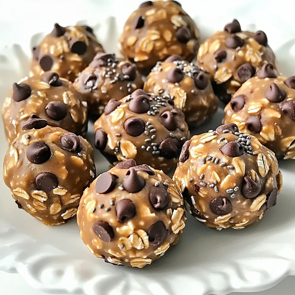 Peanut Butter Protein Bites Gesunde Snacks Einfach Zubereiten