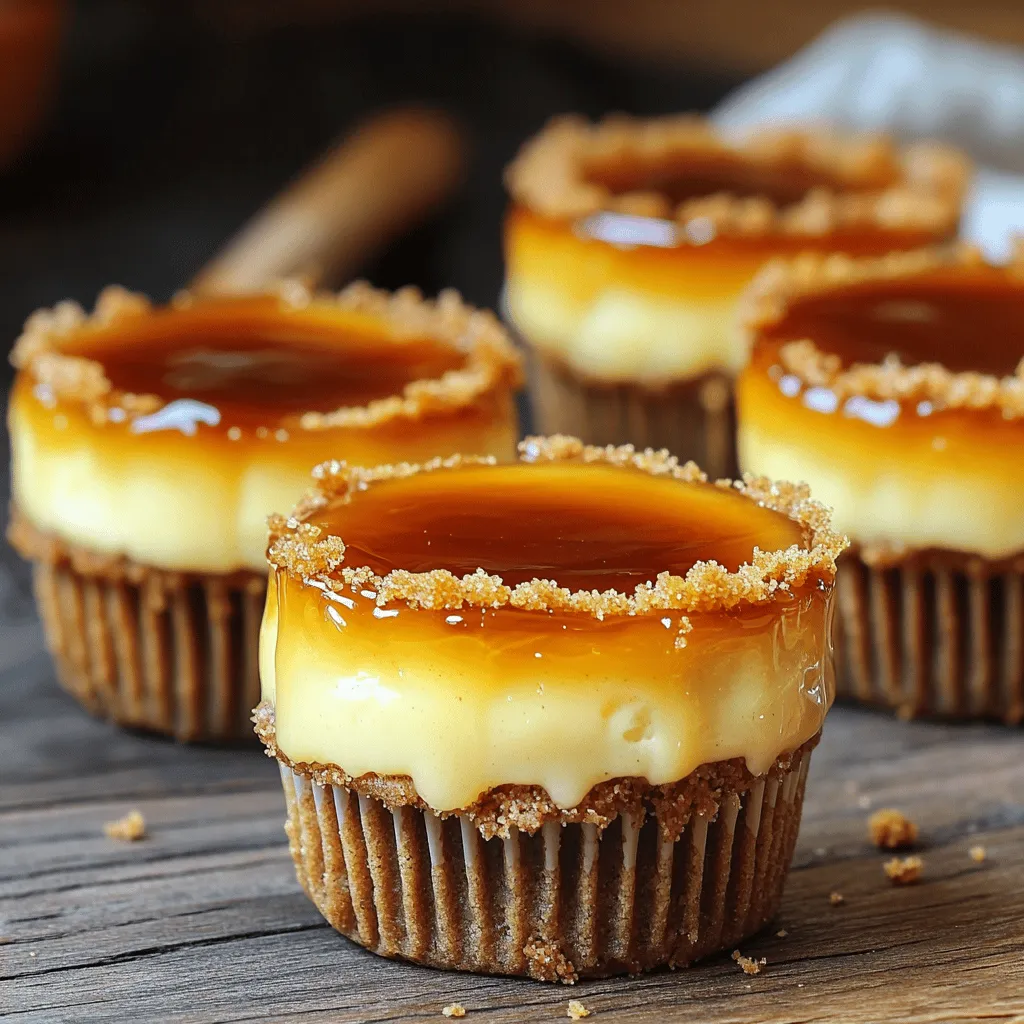 Mini Crème Brûlée Cheesecakes Genussvolle Köstlichkeit