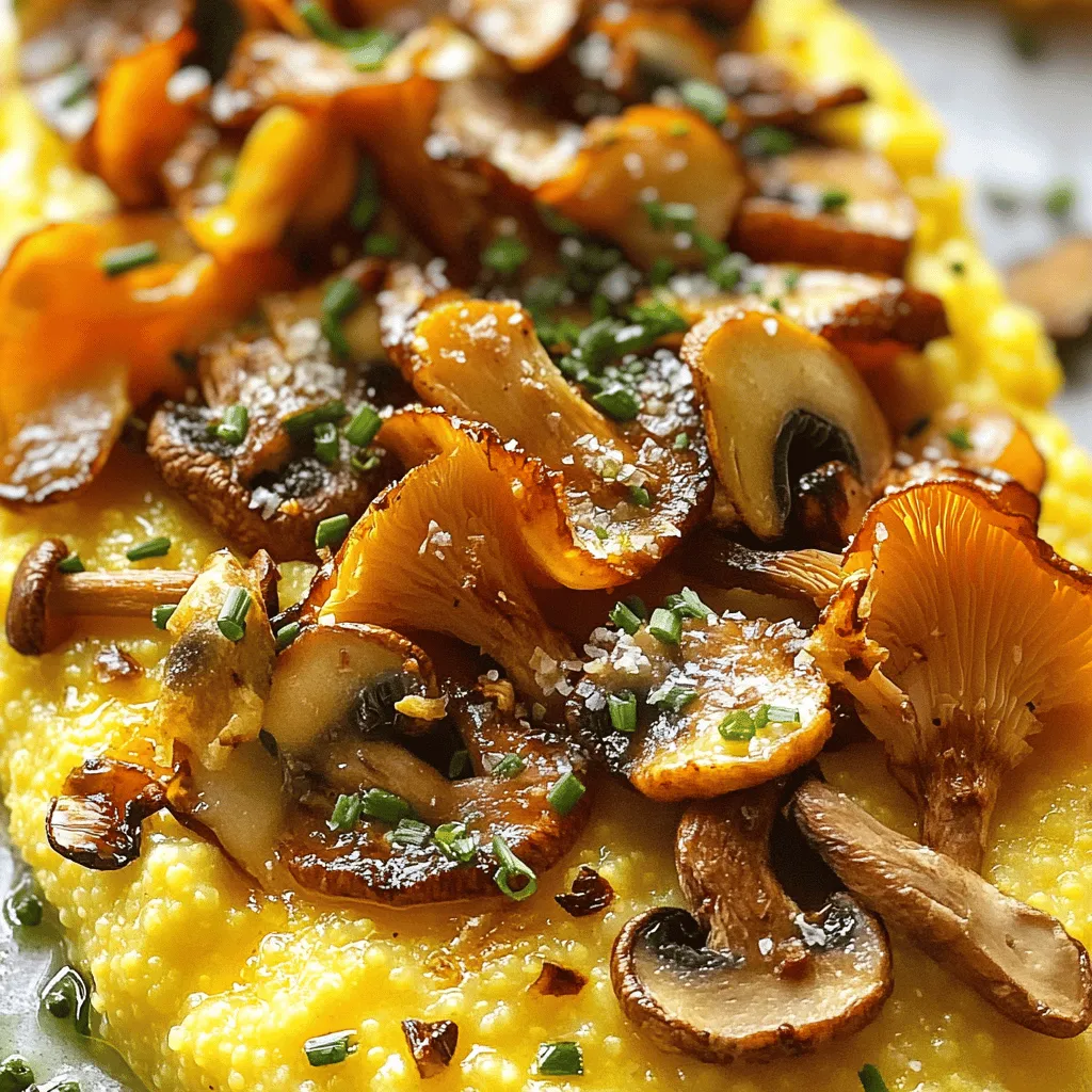 - 1 Tasse Polenta - 4 Tassen Gemüsebrühe