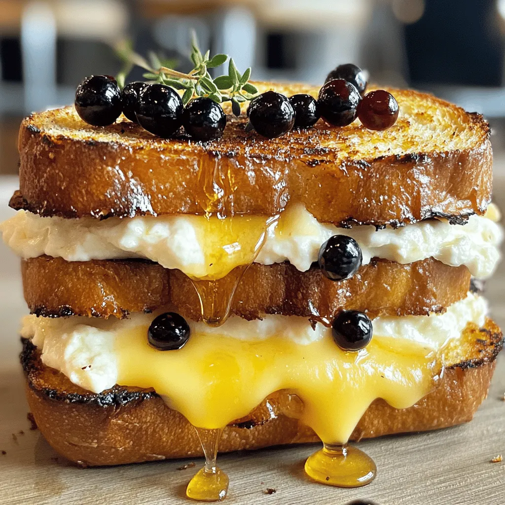 - 4 Scheiben Brot (z.B. Sauerteig oder Vollkorn) - 100 g Ziegenkäse, weich - 100 g frische schwarze Johannisbeeren