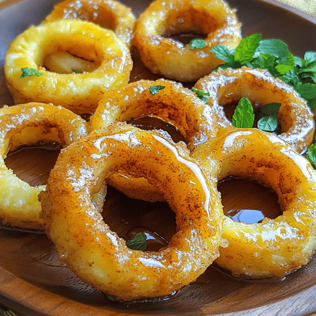 Frittierte Ananasscheiben Knuspriger Genuss für alle