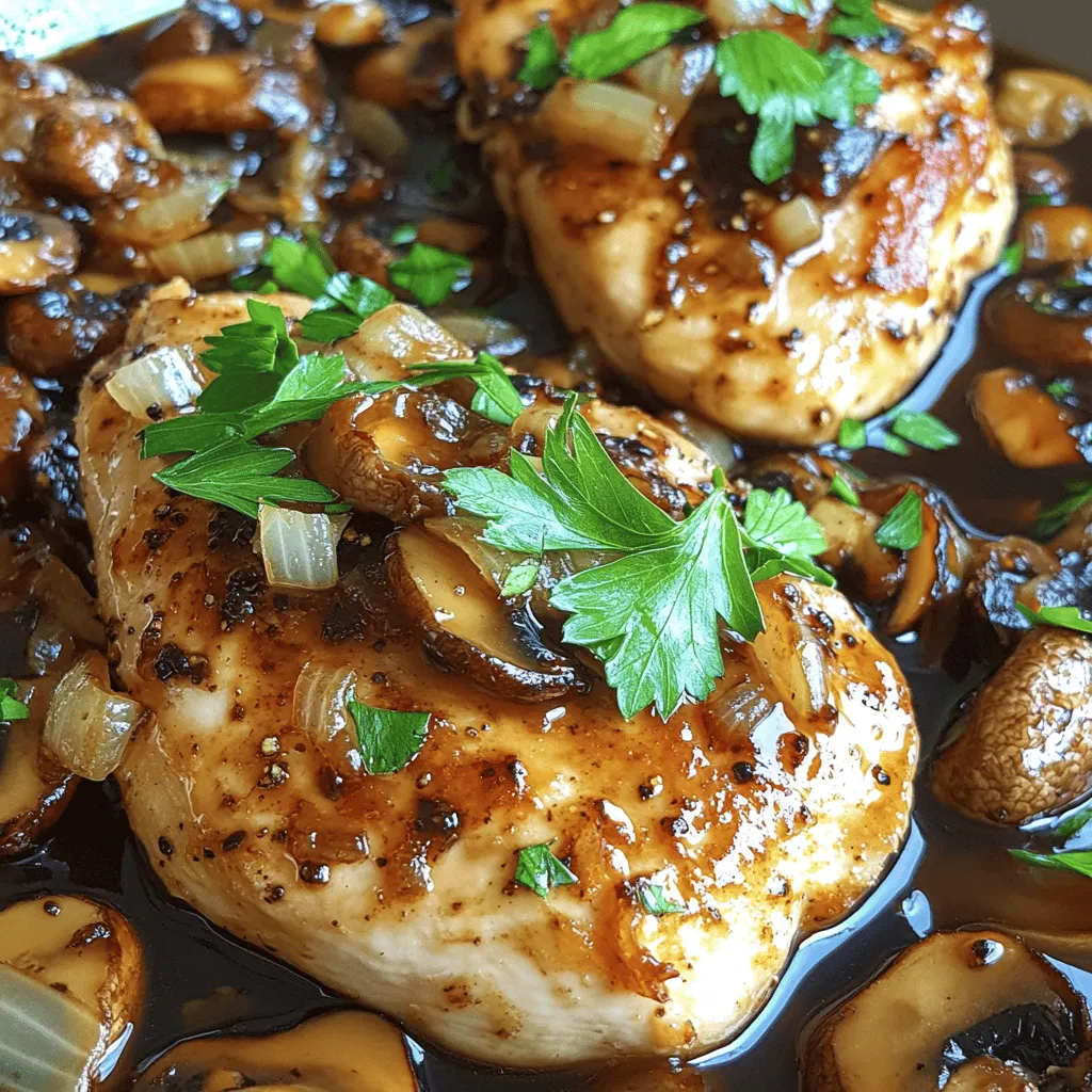 Hühnchen Marsala Einfache italienische Komfortkost