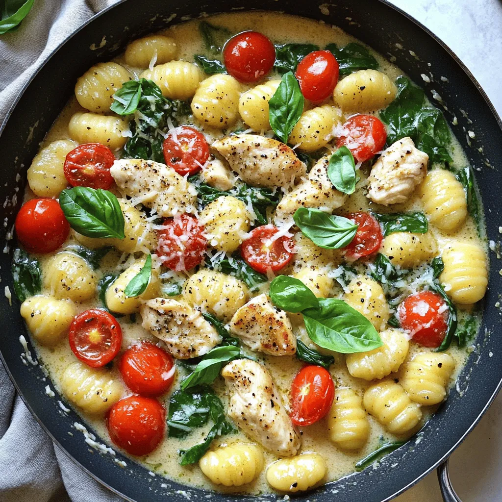 Knoblauch Hähnchen Gnocchi Pfanne Einfaches Rezept