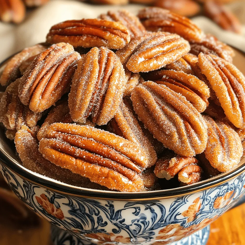 Cinnamon Sugar Pecans Köstlicher Snack Für Alle