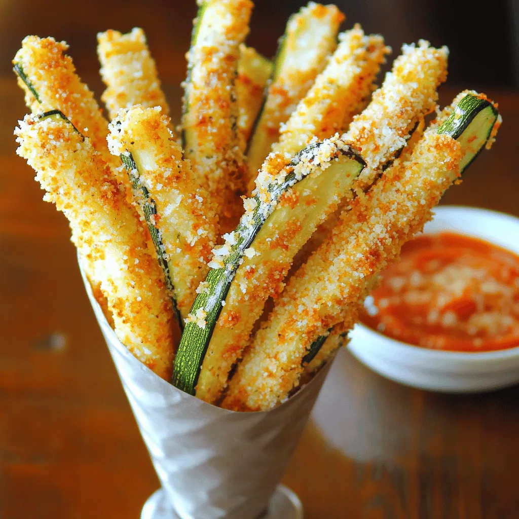Baked Zucchini Fries Knusprig und Gesund Genießen