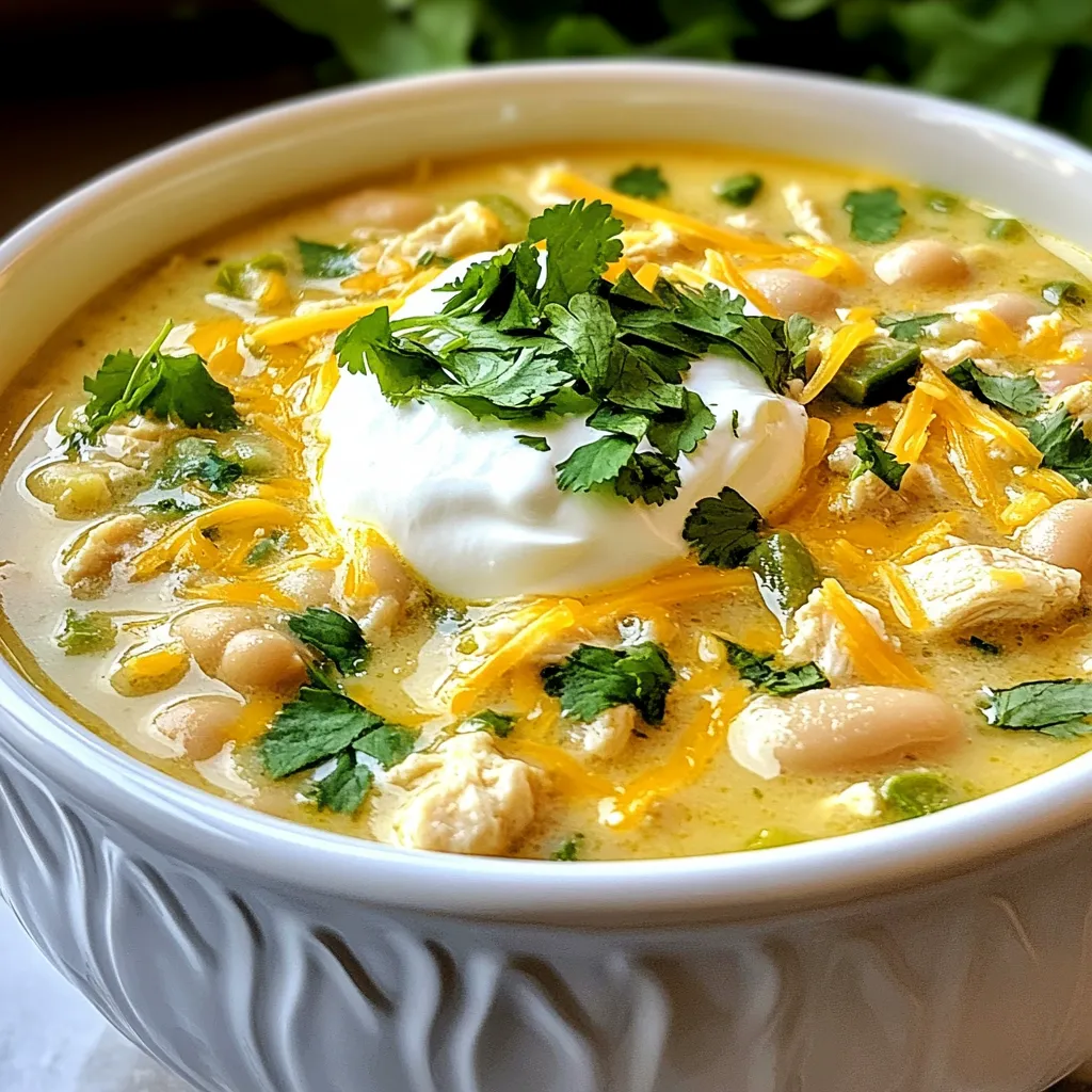 White Chicken Chili Schnelle und schmackhafte Mahlzeit