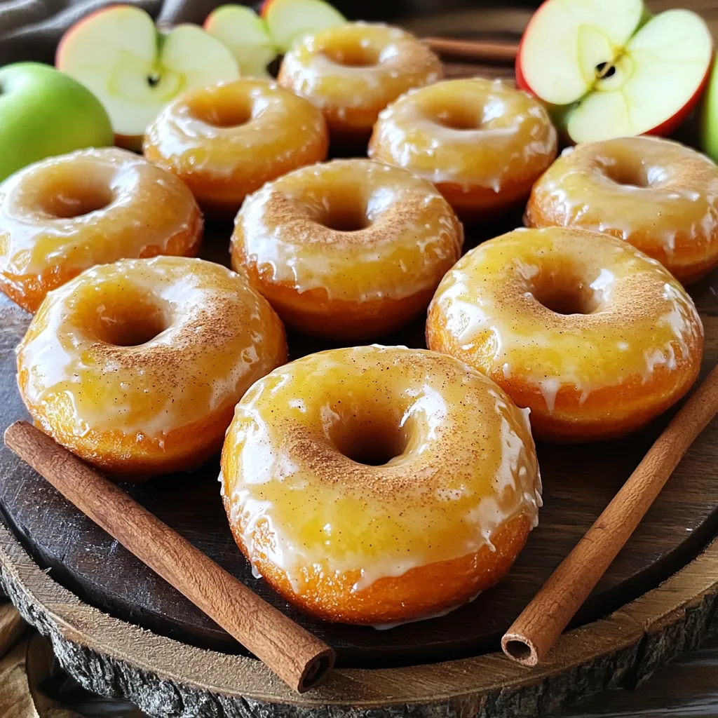 Apfelwein-Glasierte Donuts Köstlicher Genuss für Dich