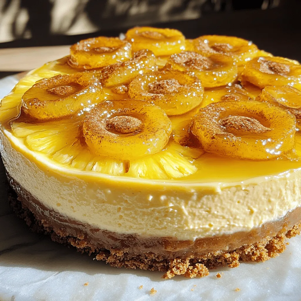 Einfaches Ananas-Unten-Cheesecake Rezept für Genuss
