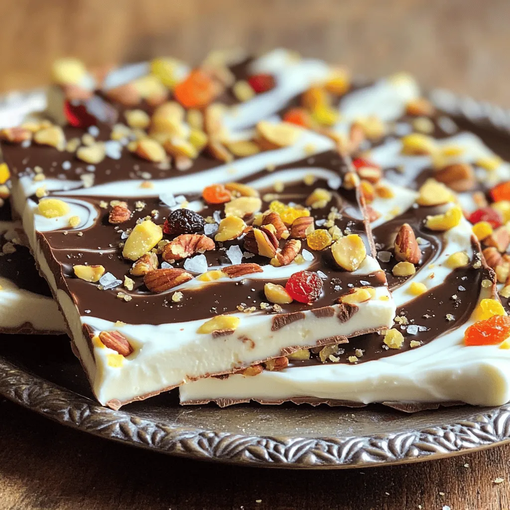 Schokoladen Griechischer Joghurt Bark Leckere Nascherei