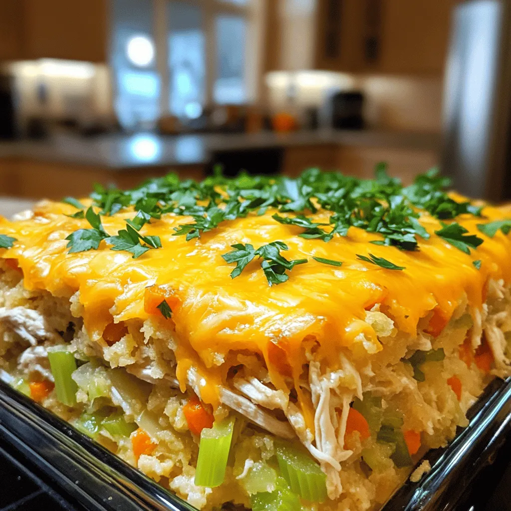 Dolly’s Chicken Stuffing Casserole Einfache Anleitung