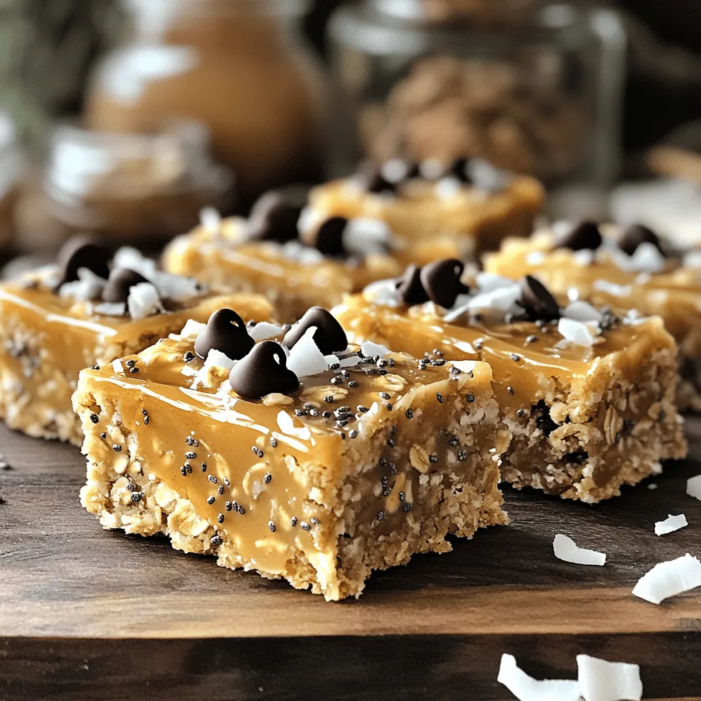 No Bake Oatmeal PB Bars Schnell und Einfach Zubereiten