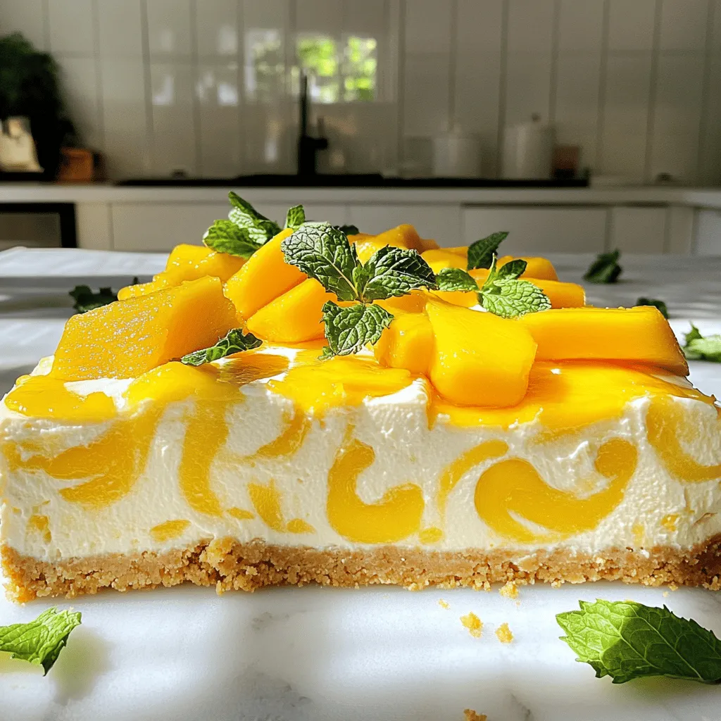 Tropischer Mango-Käsekuchen Genuss für jeden Anlass