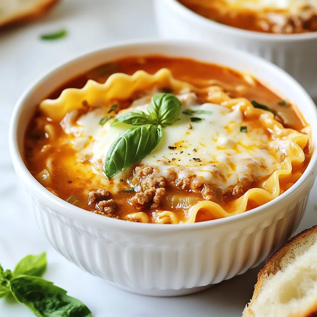 Köstliche One Pot Lasagna Soup Einfache Zubereitung