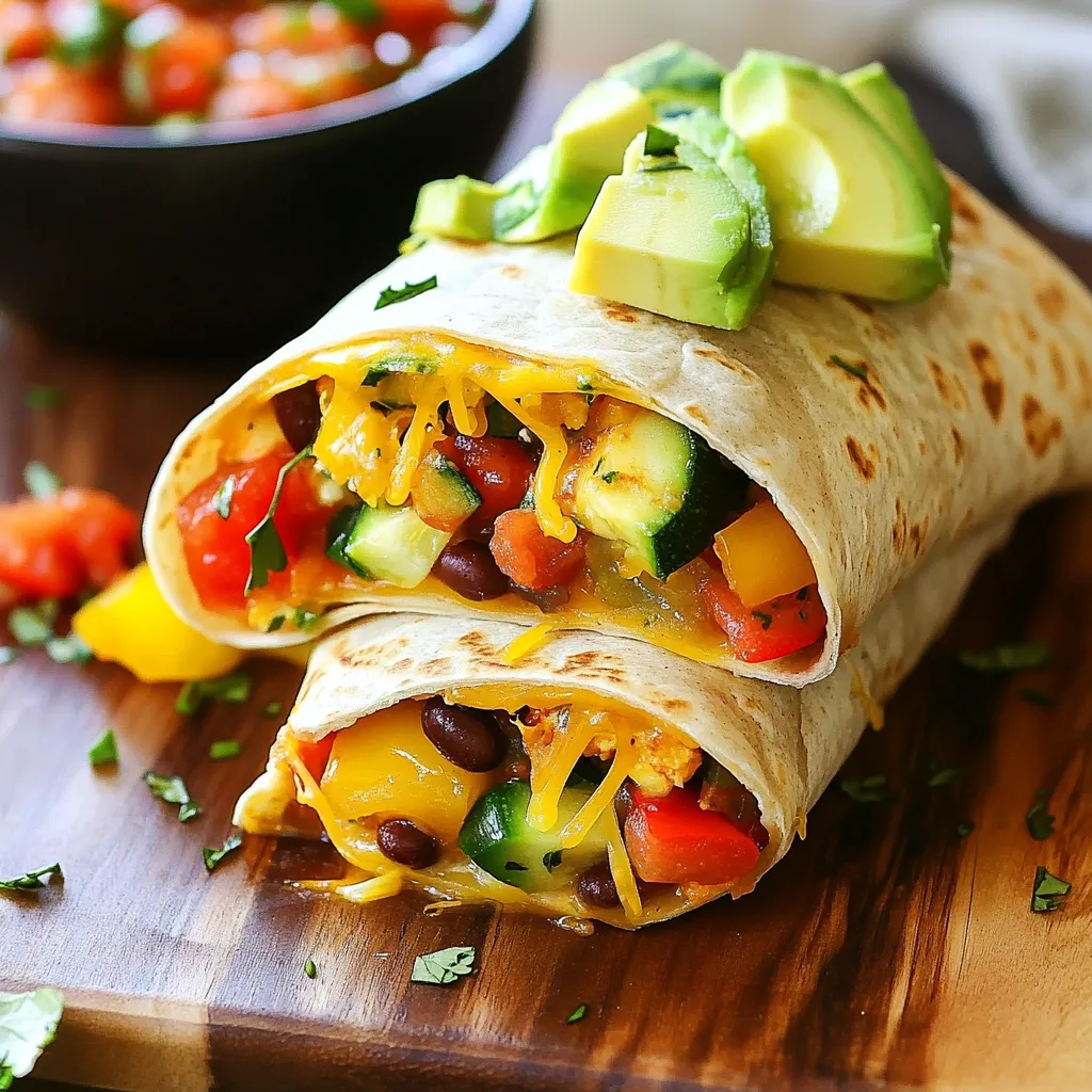 Veggie Loaded Breakfast Burritos für jeden Morgen