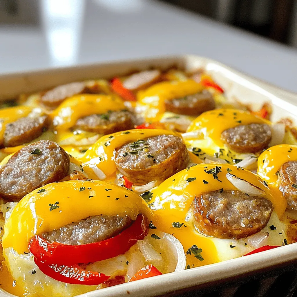 Einfache Wurst und Eier Auflauf Rezept für jeden Tag