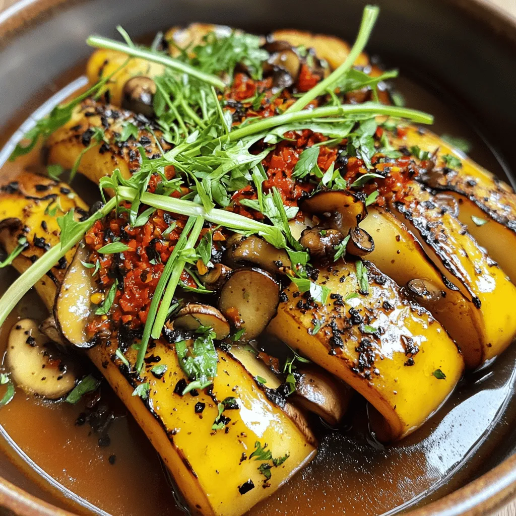 Schwarzer Pfeffer Hähnchen mit Pilzen Einfache Zubereitung