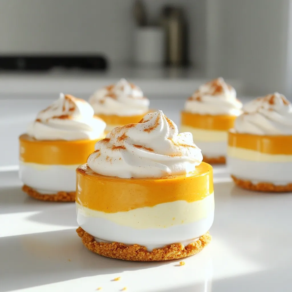 Kürbis-Cheesecake-Mousse-Tässchen Einfache Idee