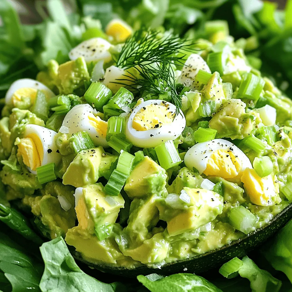 Avocado Egg Salad Einfach und Gesund Zubereiten
