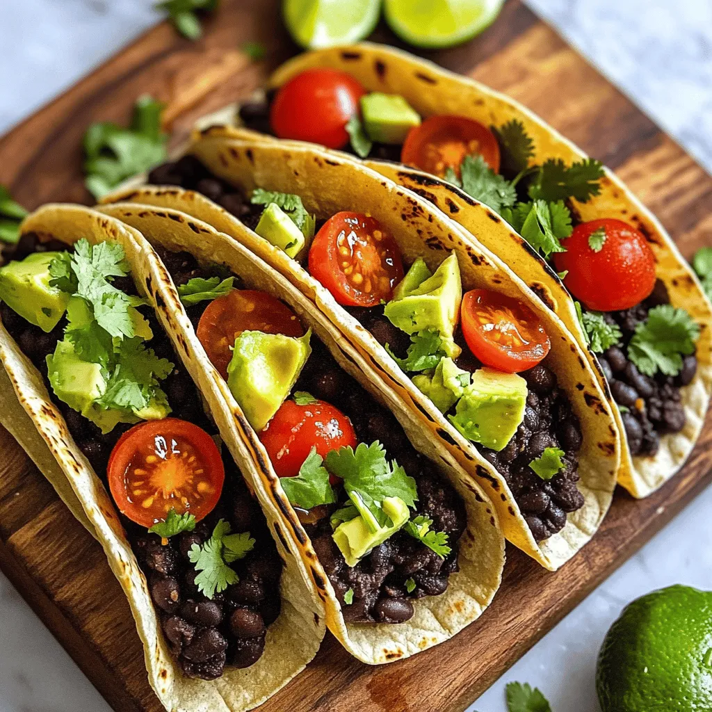 Schwarze Bohnen Tacos: Schnelle und köstliche Option