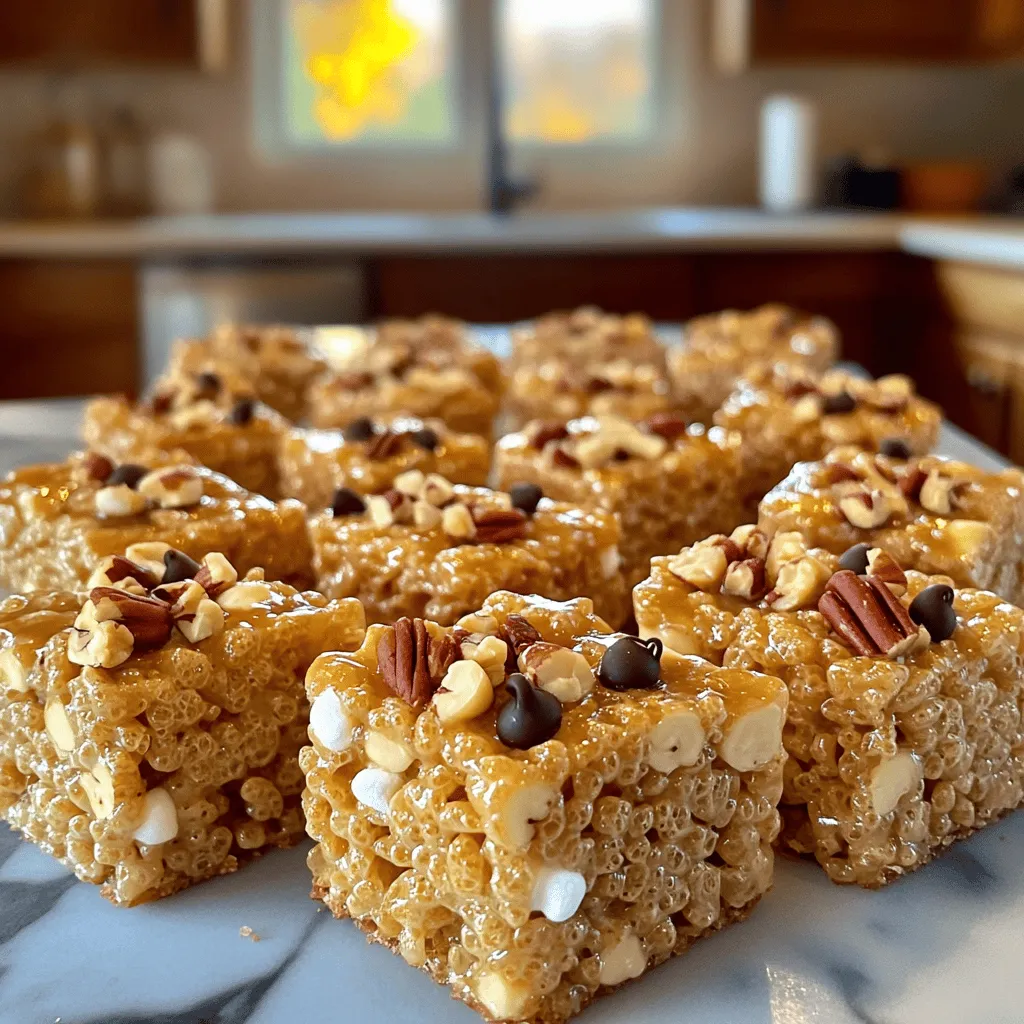 Brown Butter Rice Krispie Treats Zart und Einfach