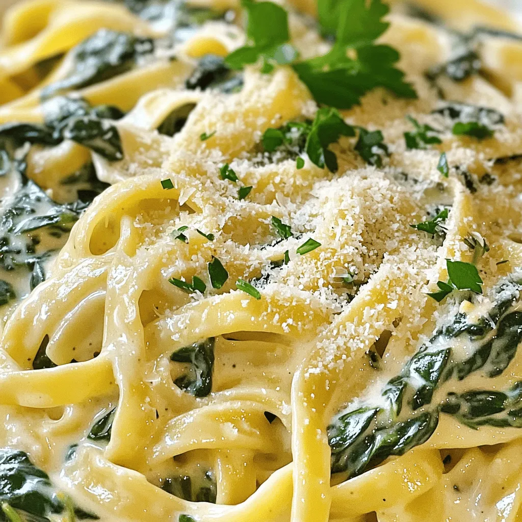 Um die beste Crema-Spinat-Pasta zu machen, brauchen Sie ein paar wichtige Zutaten. Hier ist die Liste: