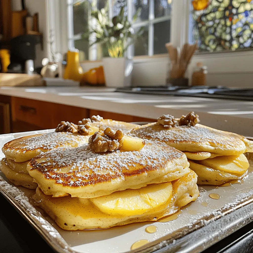 Rezept für köstliche Apfel-Pfannkuchen leicht gemacht