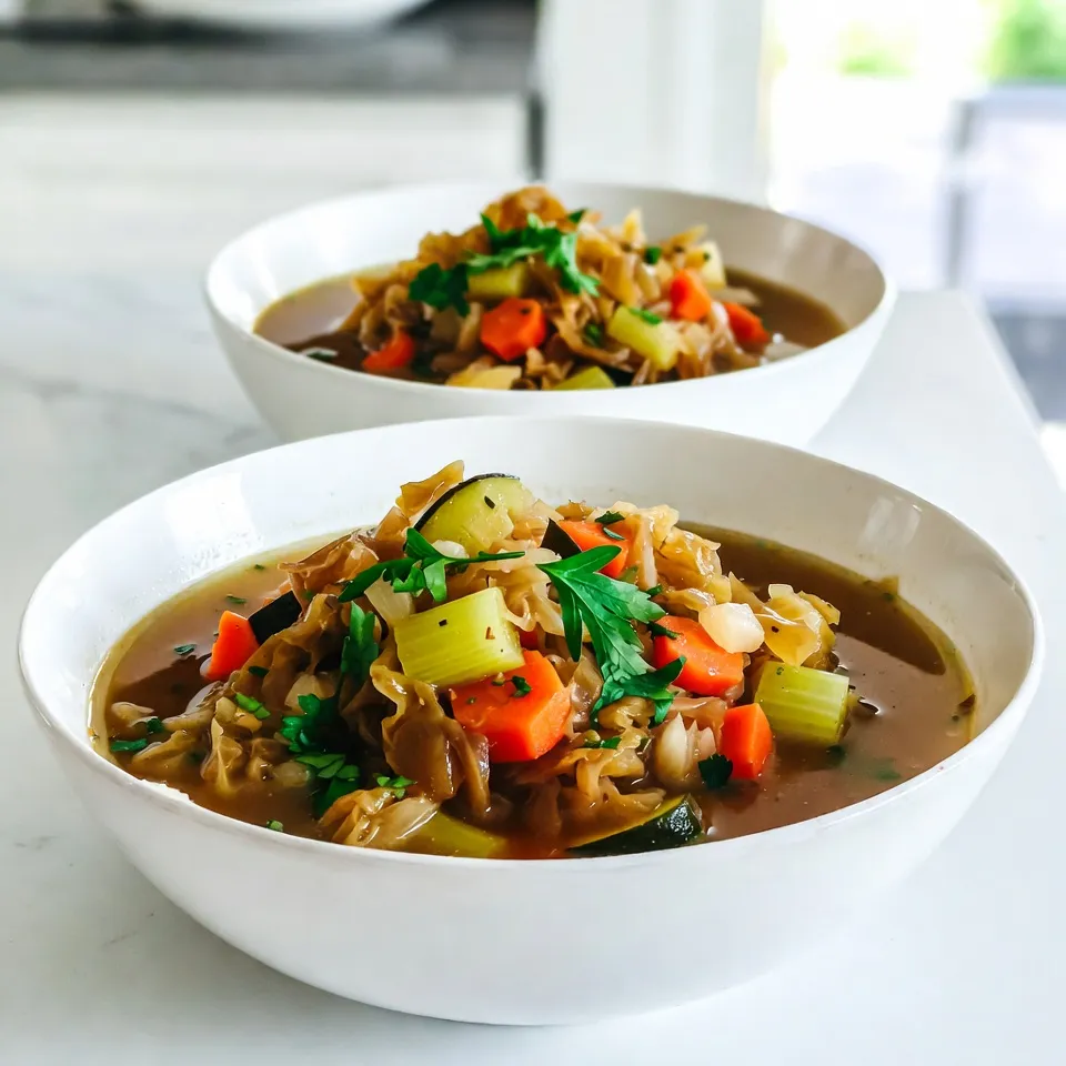 Kraut Detox Suppe als gesunde Erfrischung genießen