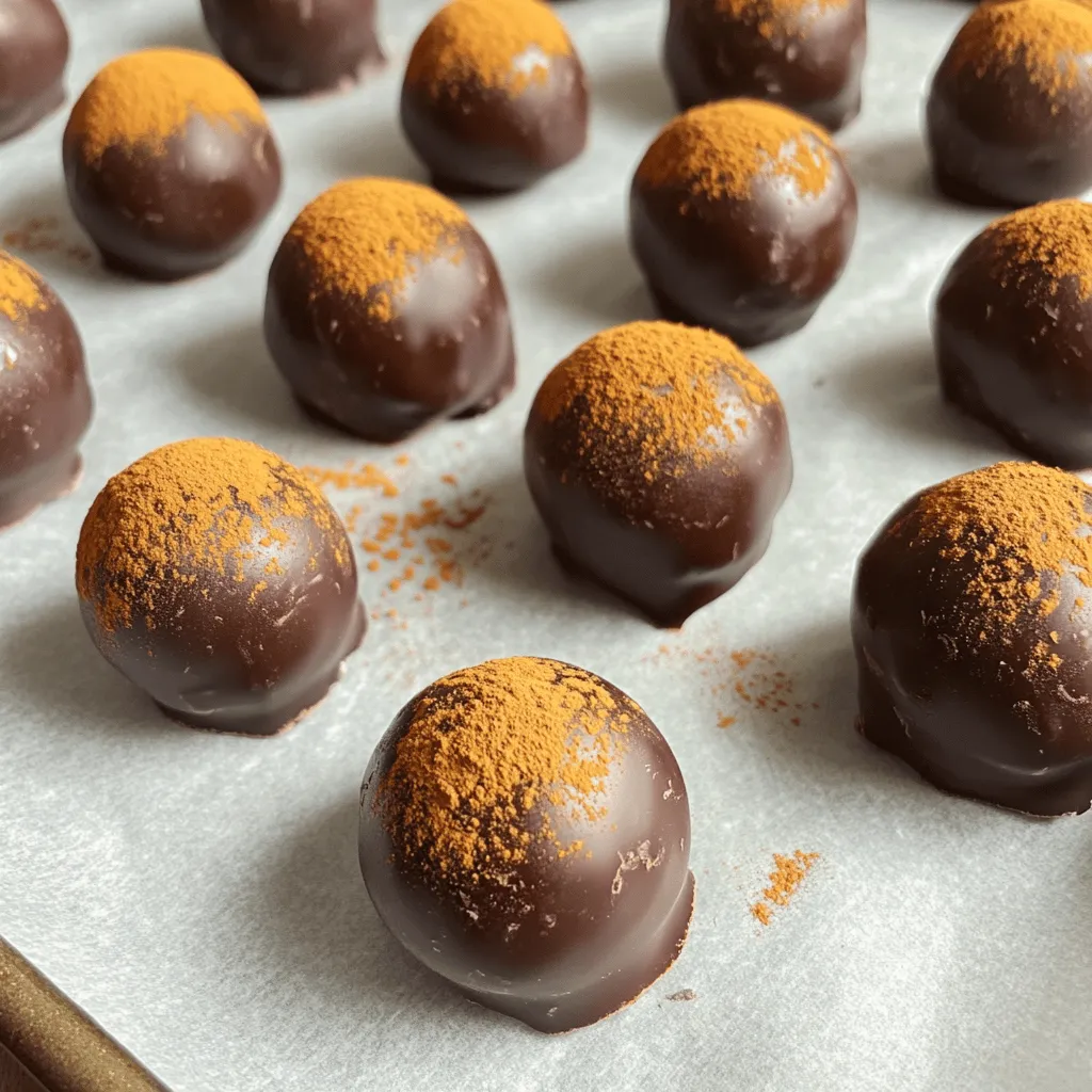 Schokoladen-Kürbis-Energie-Trüffel Einfache Rezeptidee