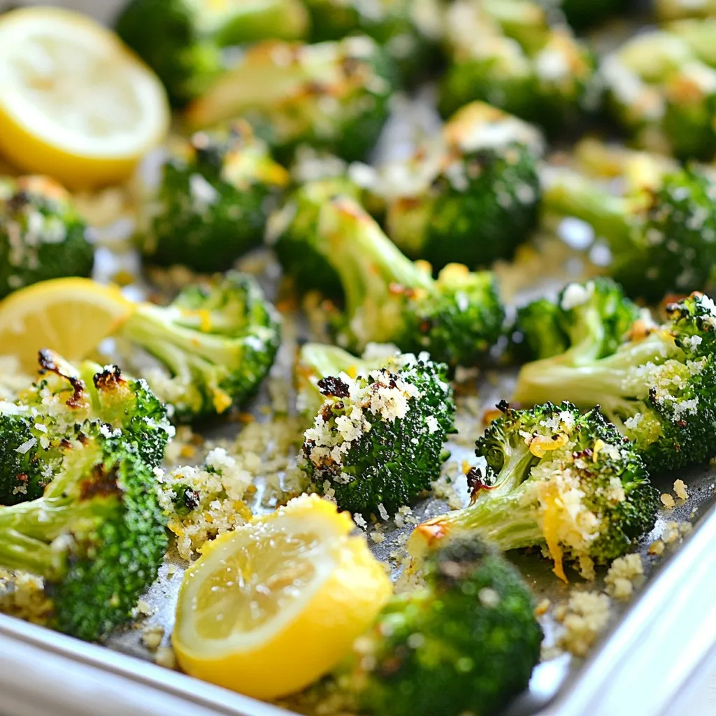 Garlic Parmesan Roasted Broccoli Leckere Beilage