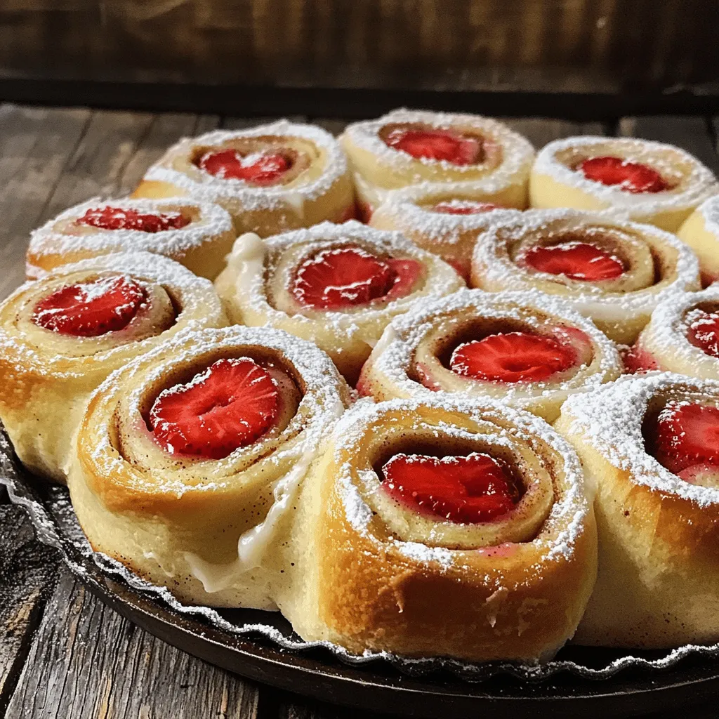 Strawberry Cinnamon Rolls Genuss auf höchstem Niveau