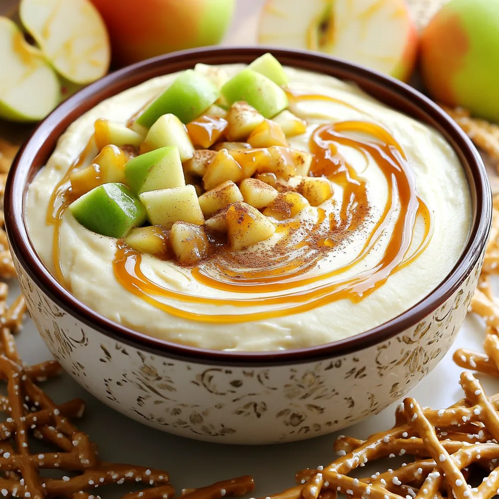 Caramel Apple Cheesecake Dip Einfache und köstliche Idee