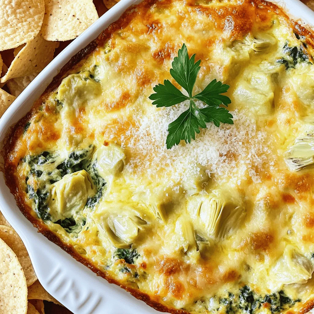 Lustiger Spinach Artichoke Dip Mit Einfachem Rezept