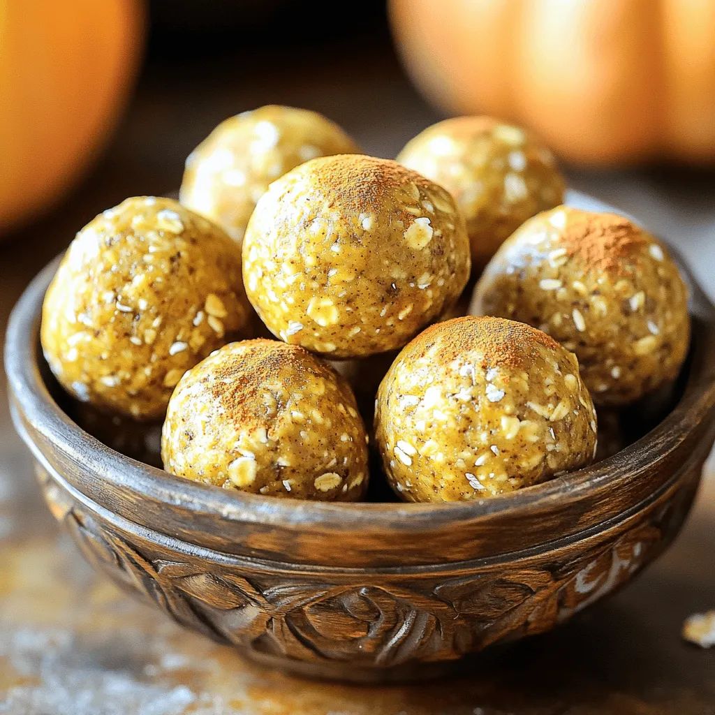 No-Bake Pumpkin Spice Latte Energy Balls Lecker Snack