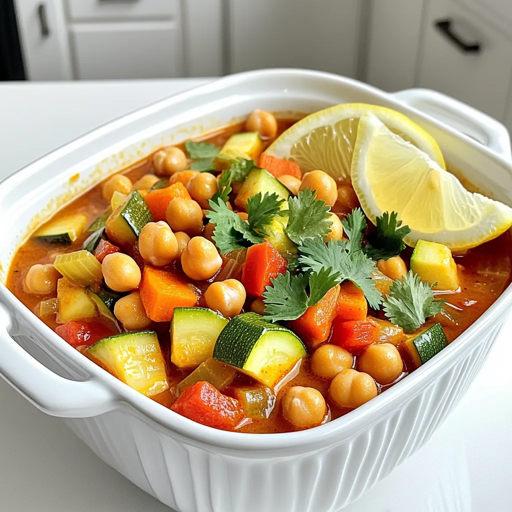 Moroccan Chickpea Stew Einfache und leckere Zubereitung