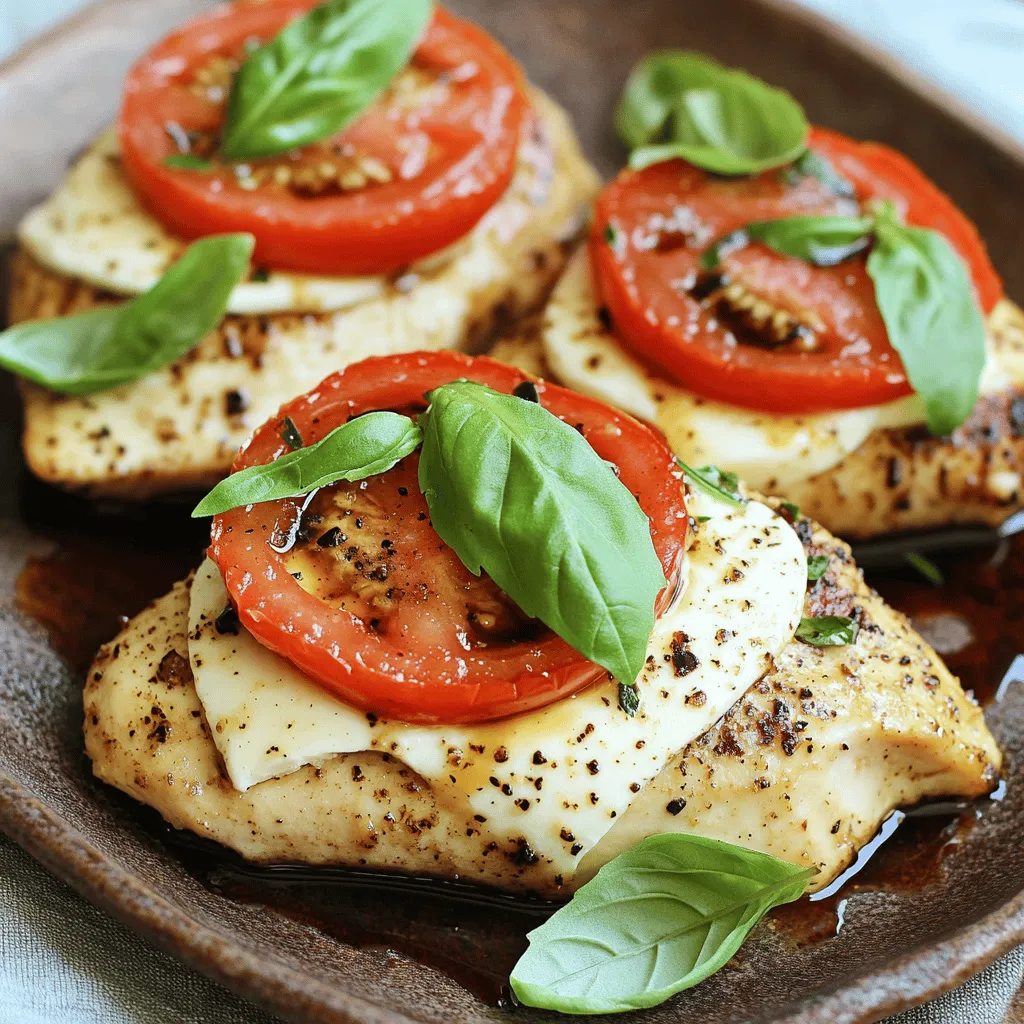 Caprese Chicken Frisch und Einfach Zubereitet