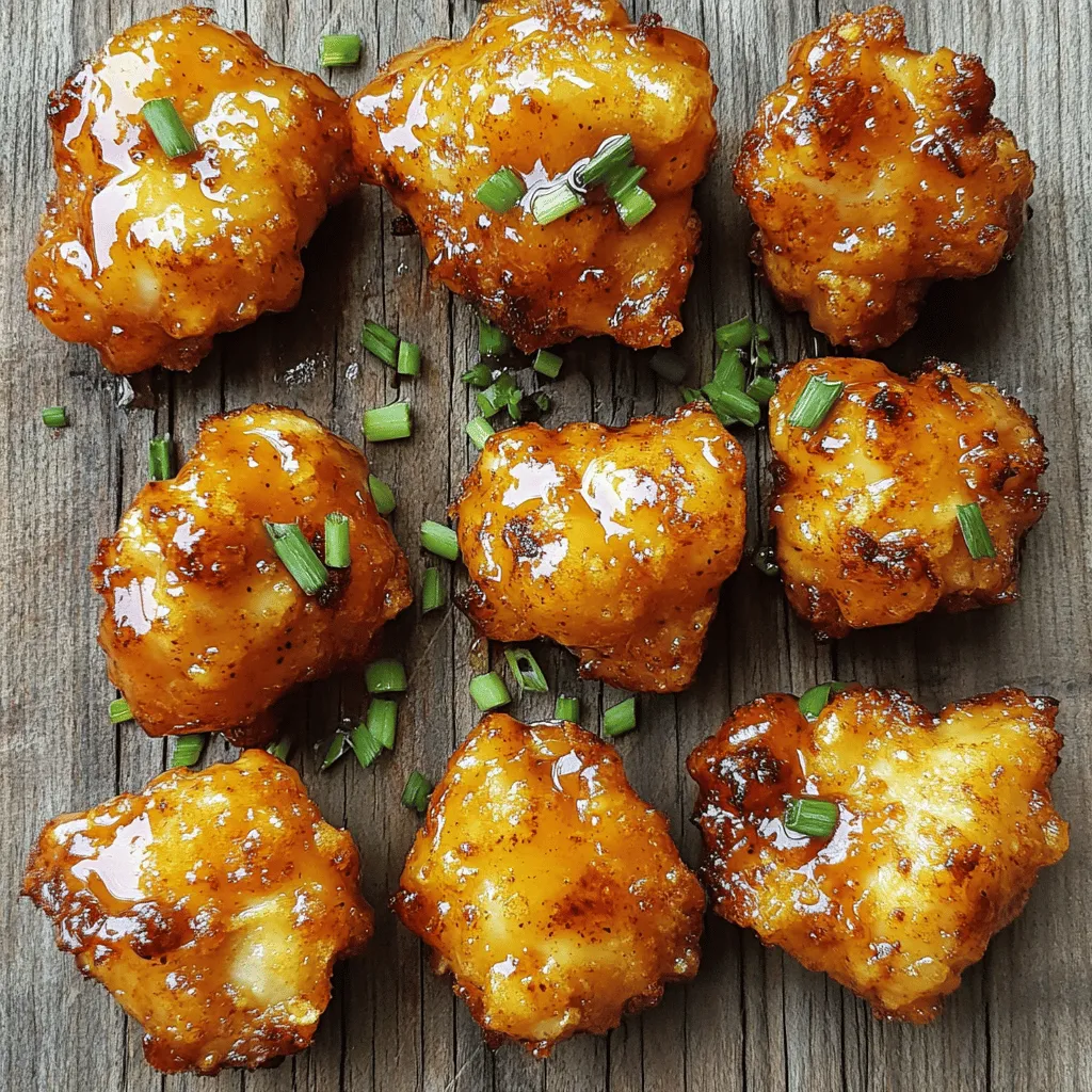 Air Fryer Sweet &#038; Spicy Chicken Bites Köstlicher Snack
