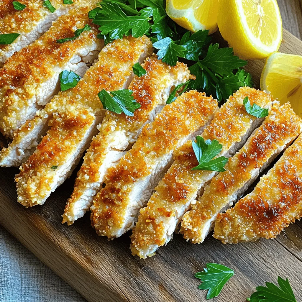 Air Fryer Parmesan Crusted Chicken Knusprig und Saftig