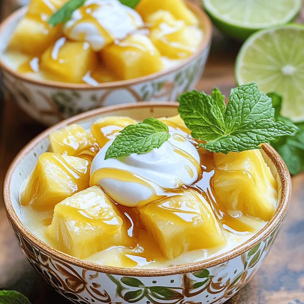 Um Ananas-Desserts zuzubereiten, brauchen Sie einige Grundzutaten. Diese Zutaten bilden die Basis für viele köstliche Gerichte. Hier sind die wichtigsten: